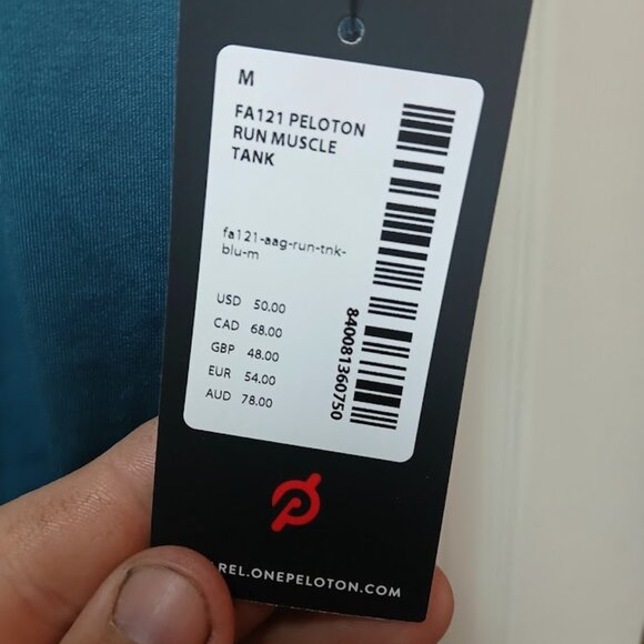 Peloton Run Muscle Tank Size Medium FA121 New With Tags - Picture 5 of 10